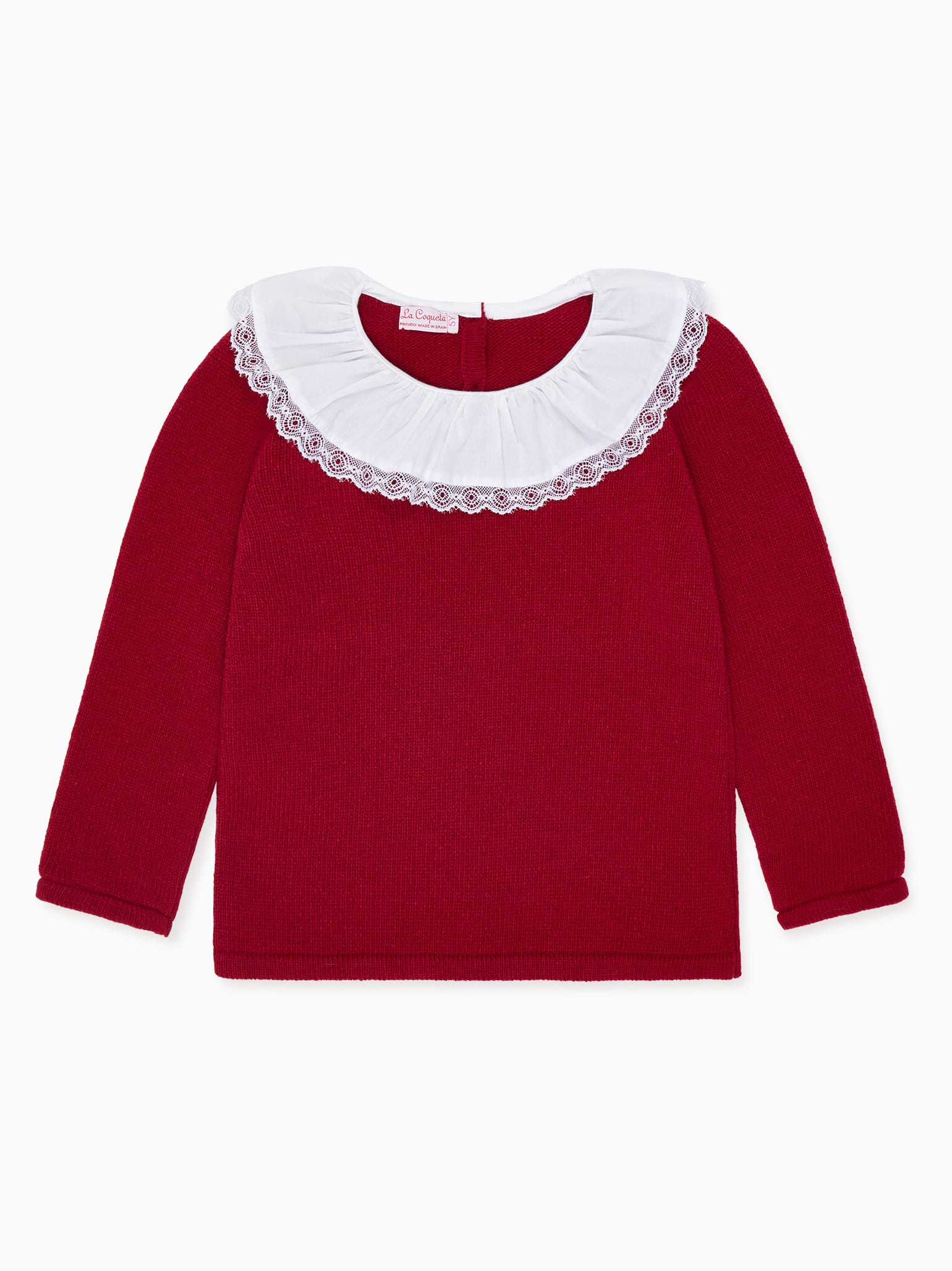 Burgundy Savannah Merino Girl Jumper