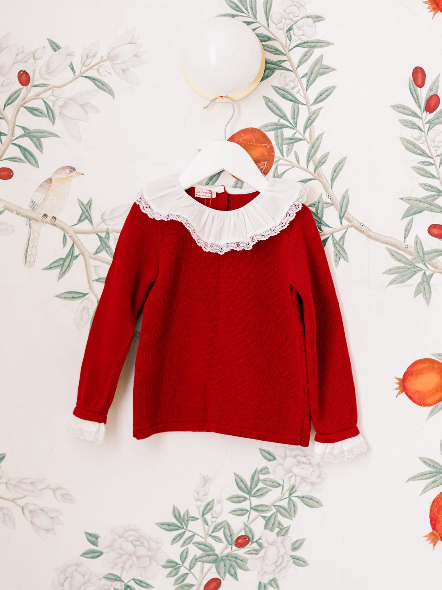 Burgundy Savannah Merino Girl Jumper