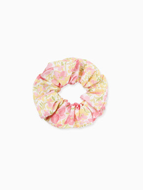 Pink Floral Girl Scrunchie