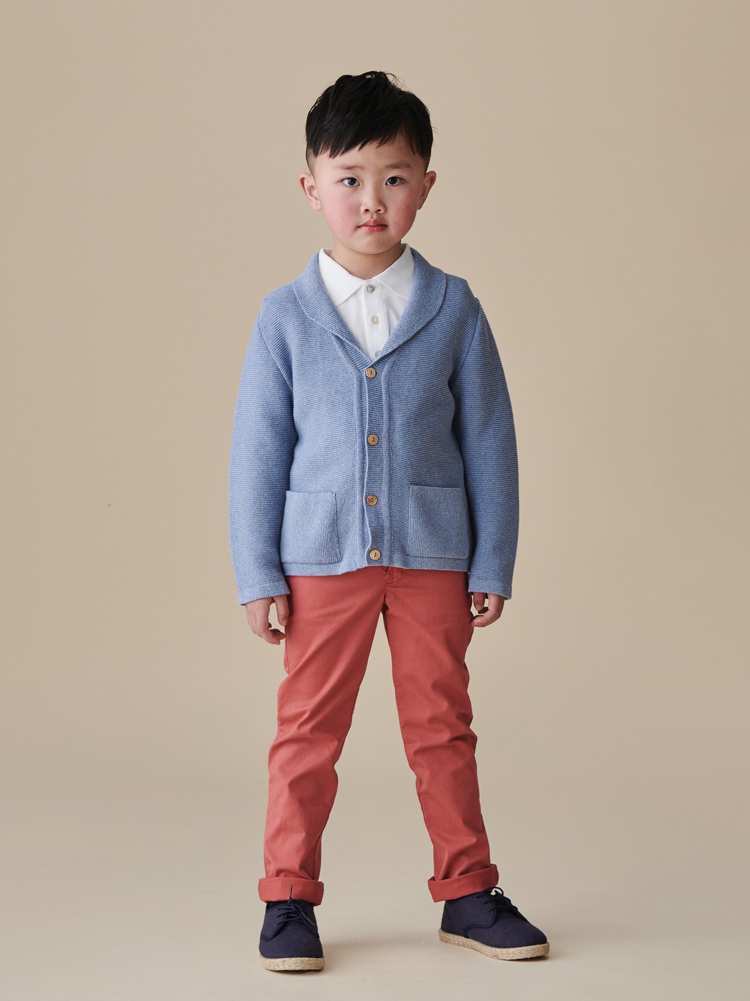 Red Elio Boy Chinos