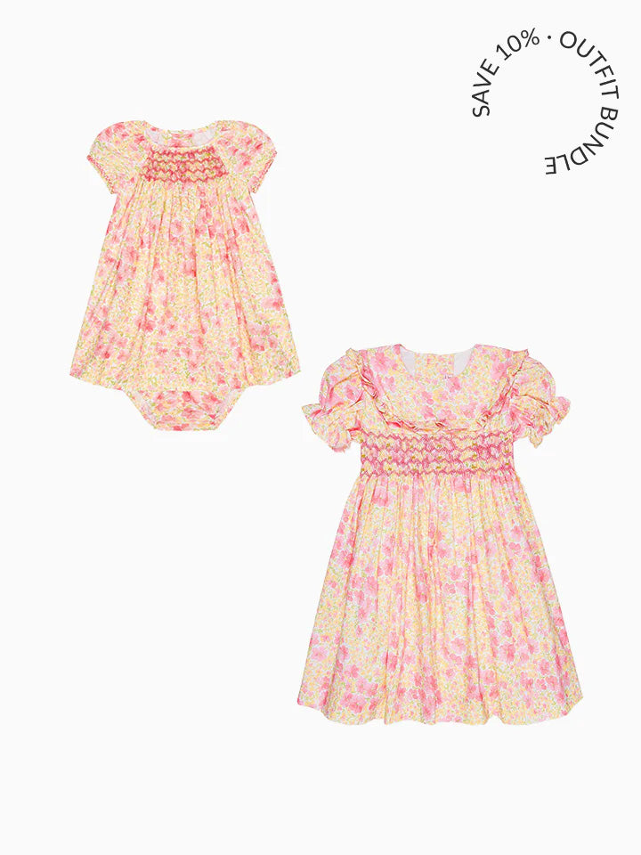 Silvana Dress & Sonia Baby Set Outfit Bundle