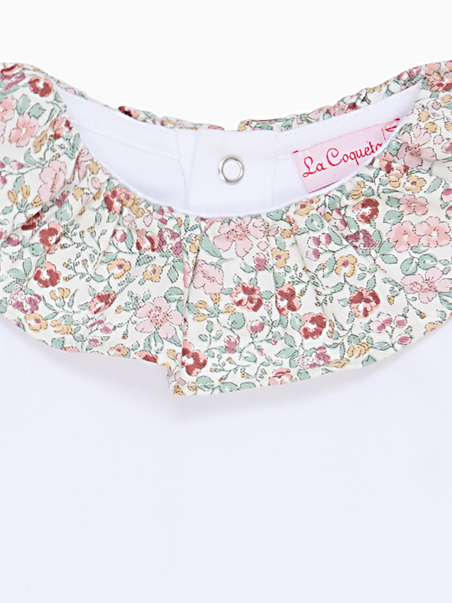 Ivory Floral Tula Baby Girl Body Vest