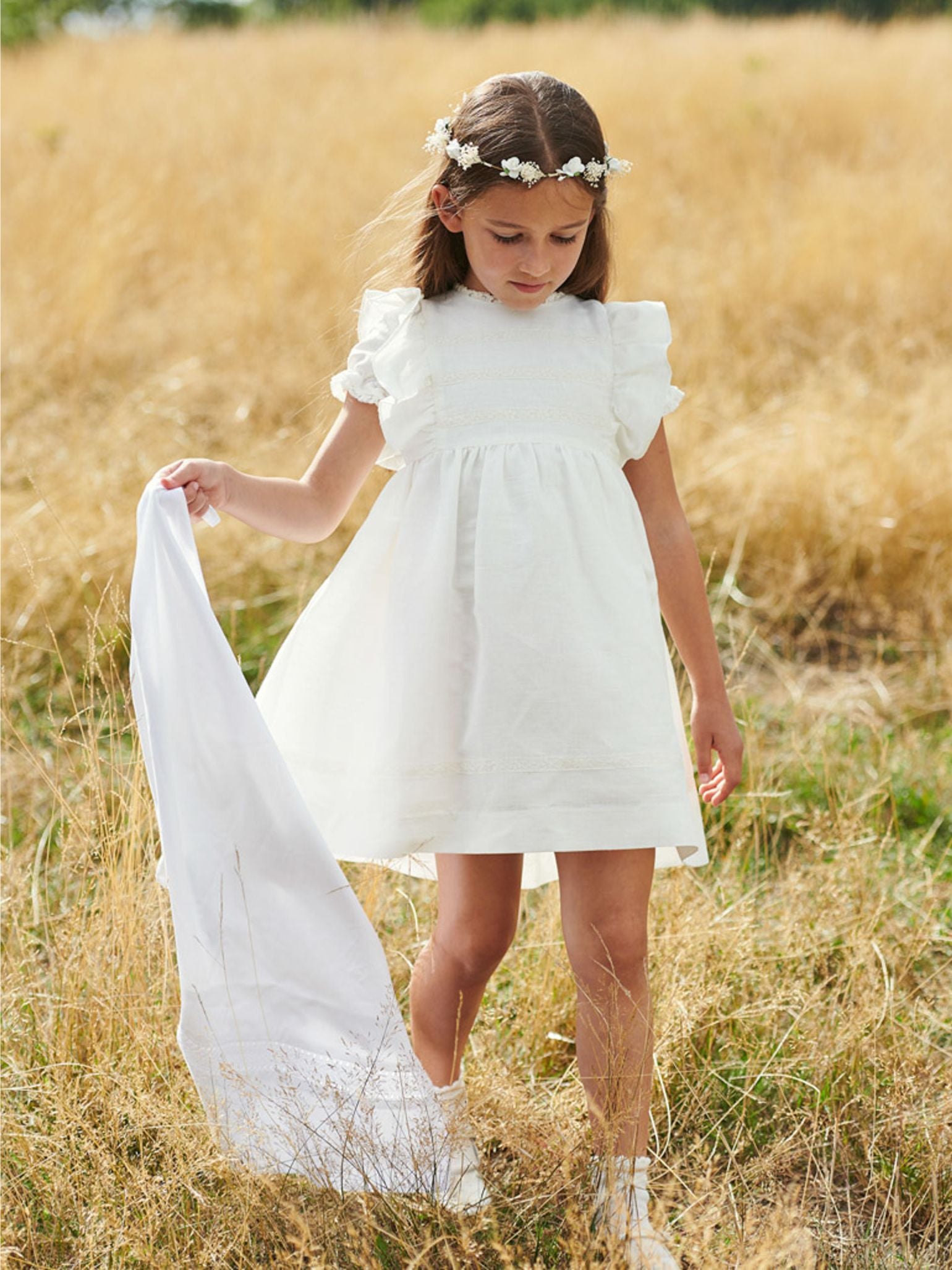 Little girls white dress online