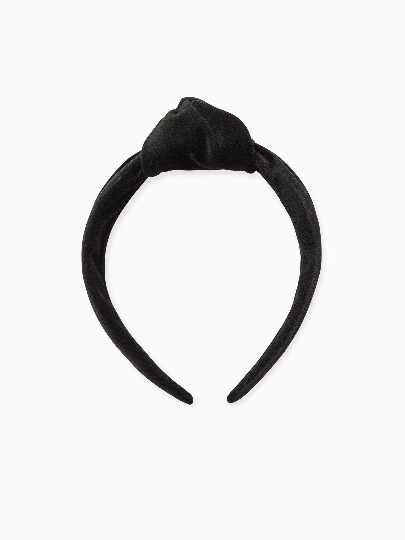 Black Velvet Girl Top Knot Hairband