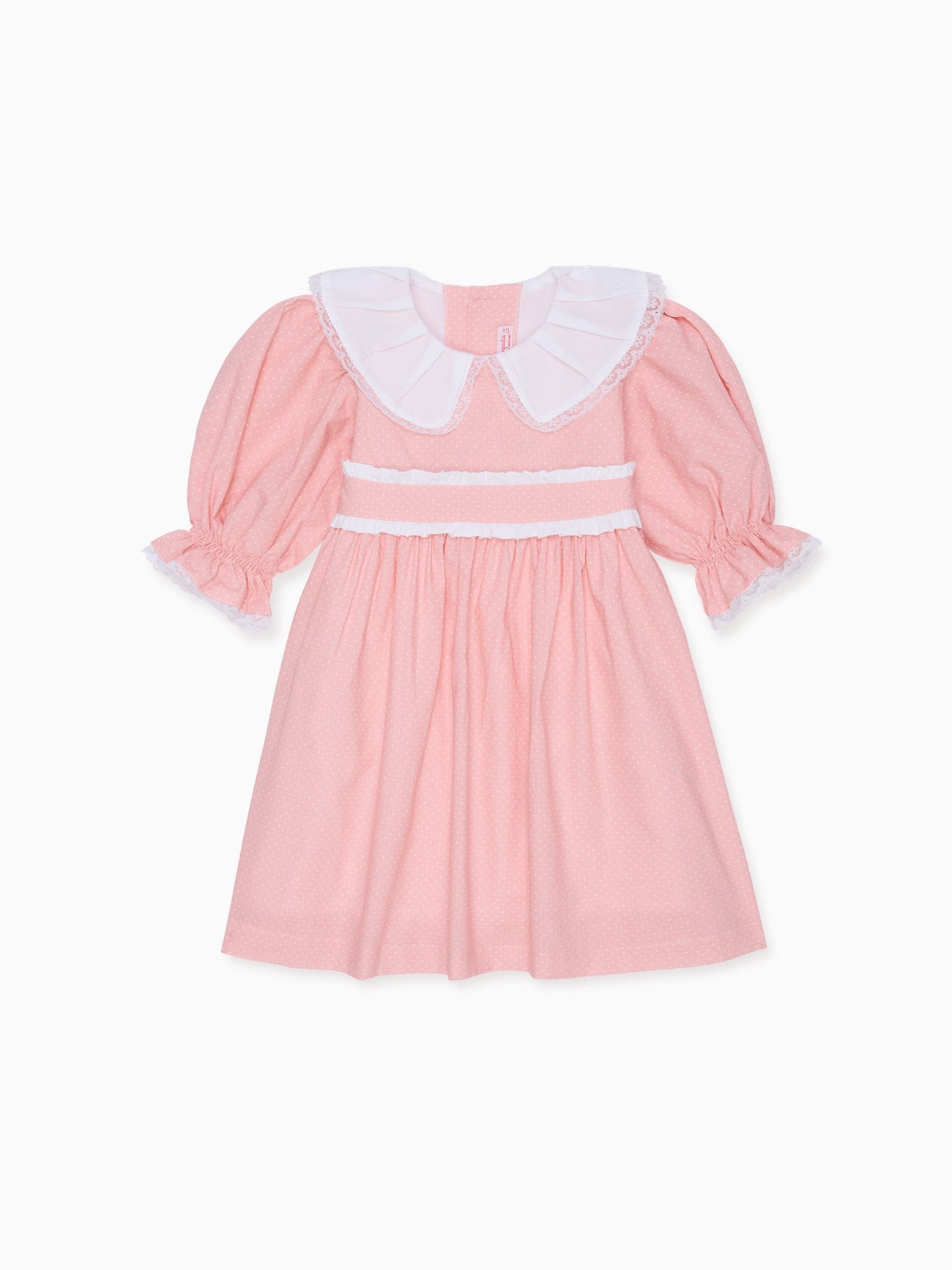 Pink Polka Dot Viviana Girl Dress