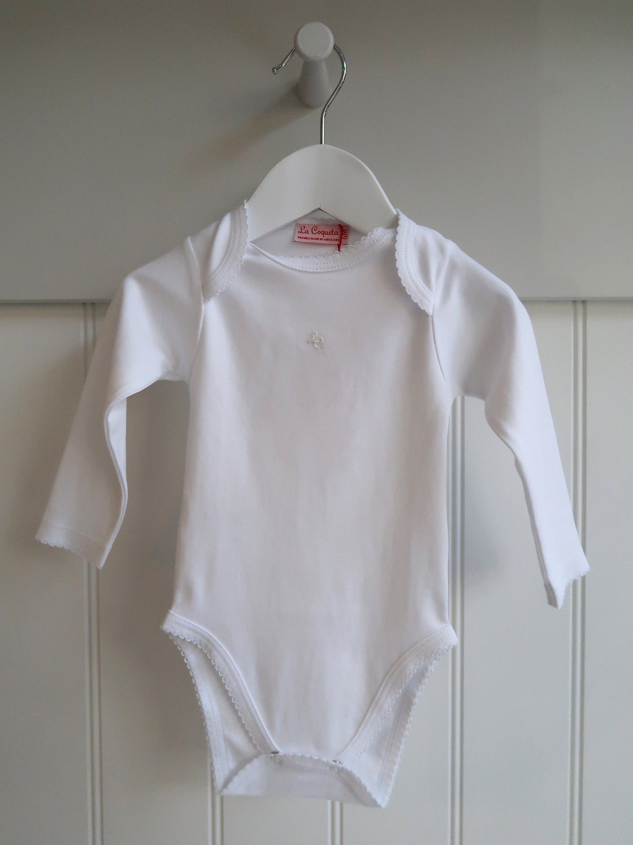 White Lonza Baby Body Vest