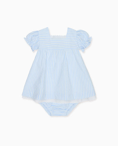 Blue Stripe Zoe Baby Girl Set