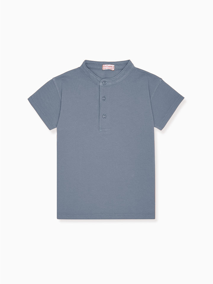 Light blue shop boys polo