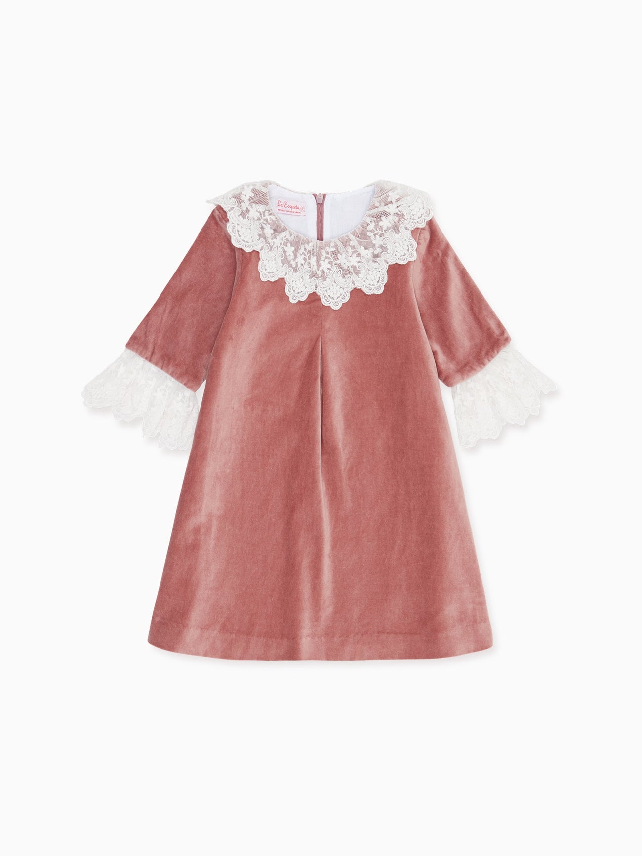 Pink Velvet Arjona Girl Dress