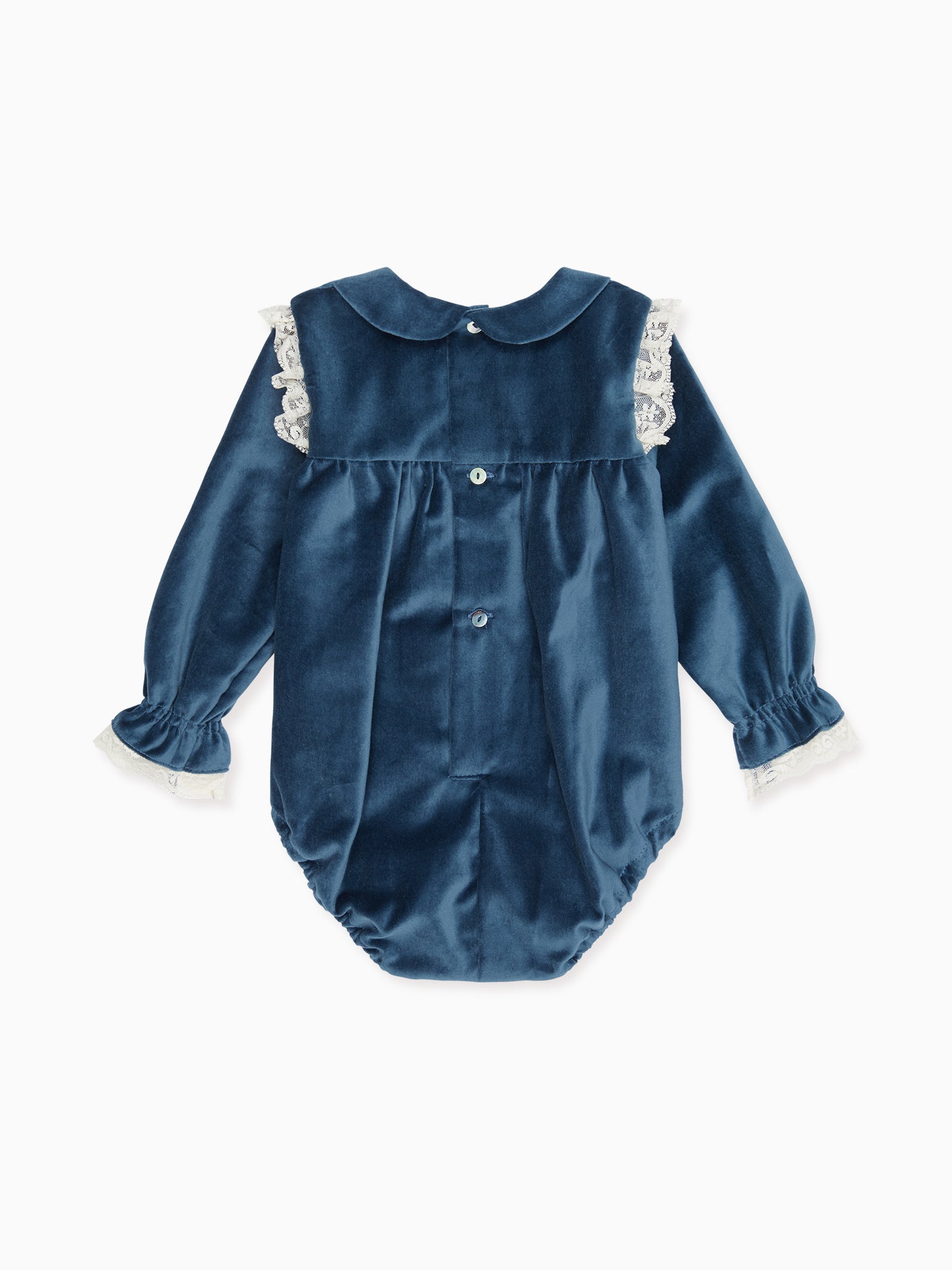 Blue Velvet Azzura Girl Romper Suit