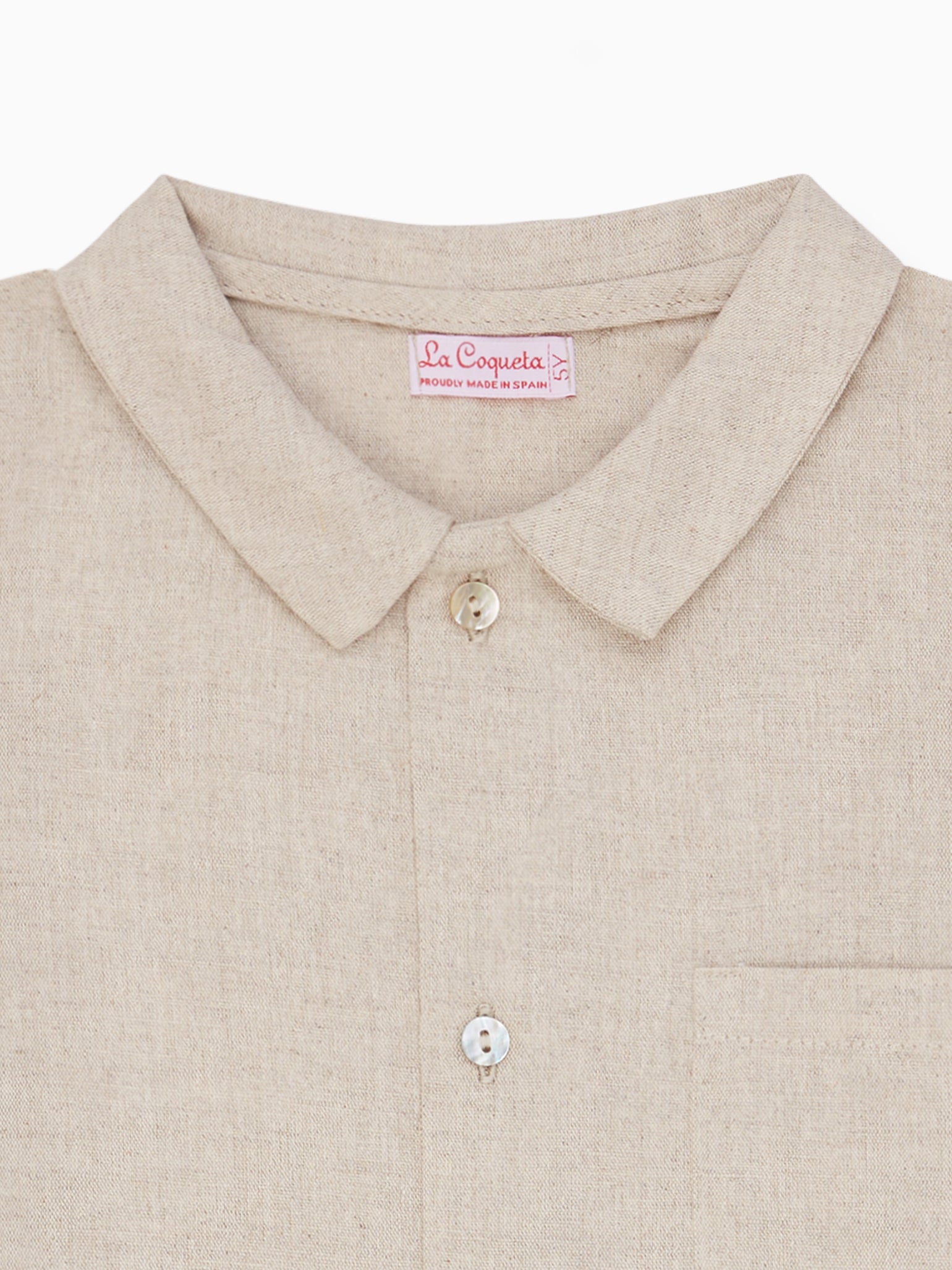 Beige Felipe Boy Shirt