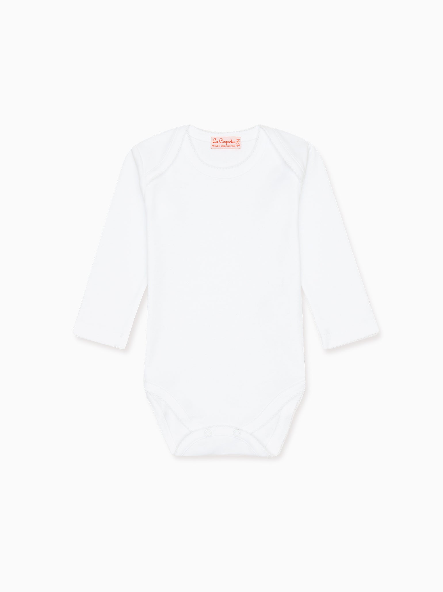 White Bimbo Jersey Baby Body Vest