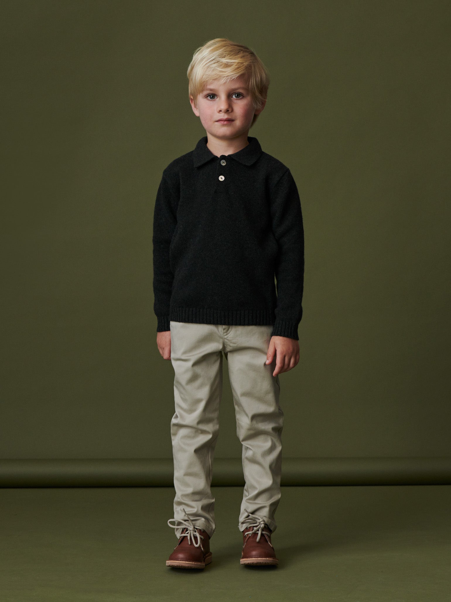 Dark Green Brio Boy Jumper