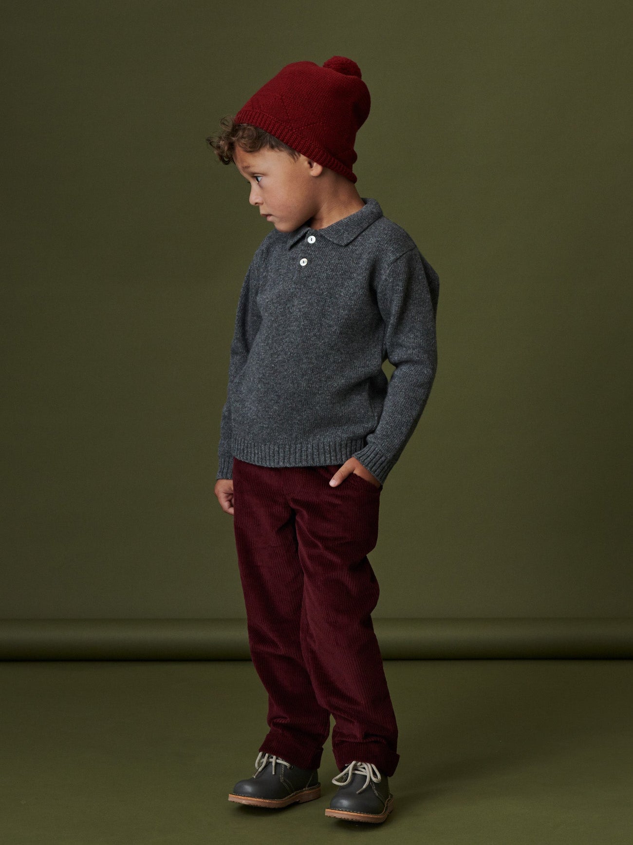 Grey Brio Boy Jumper