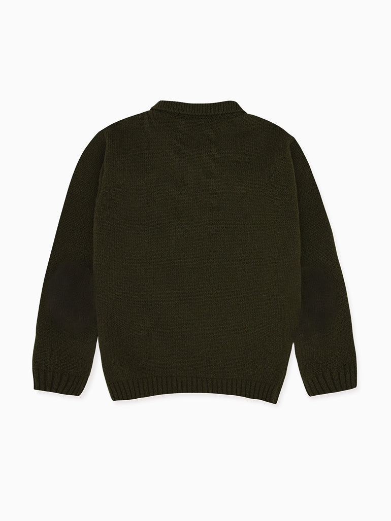 Dark Green Brio Boy Jumper