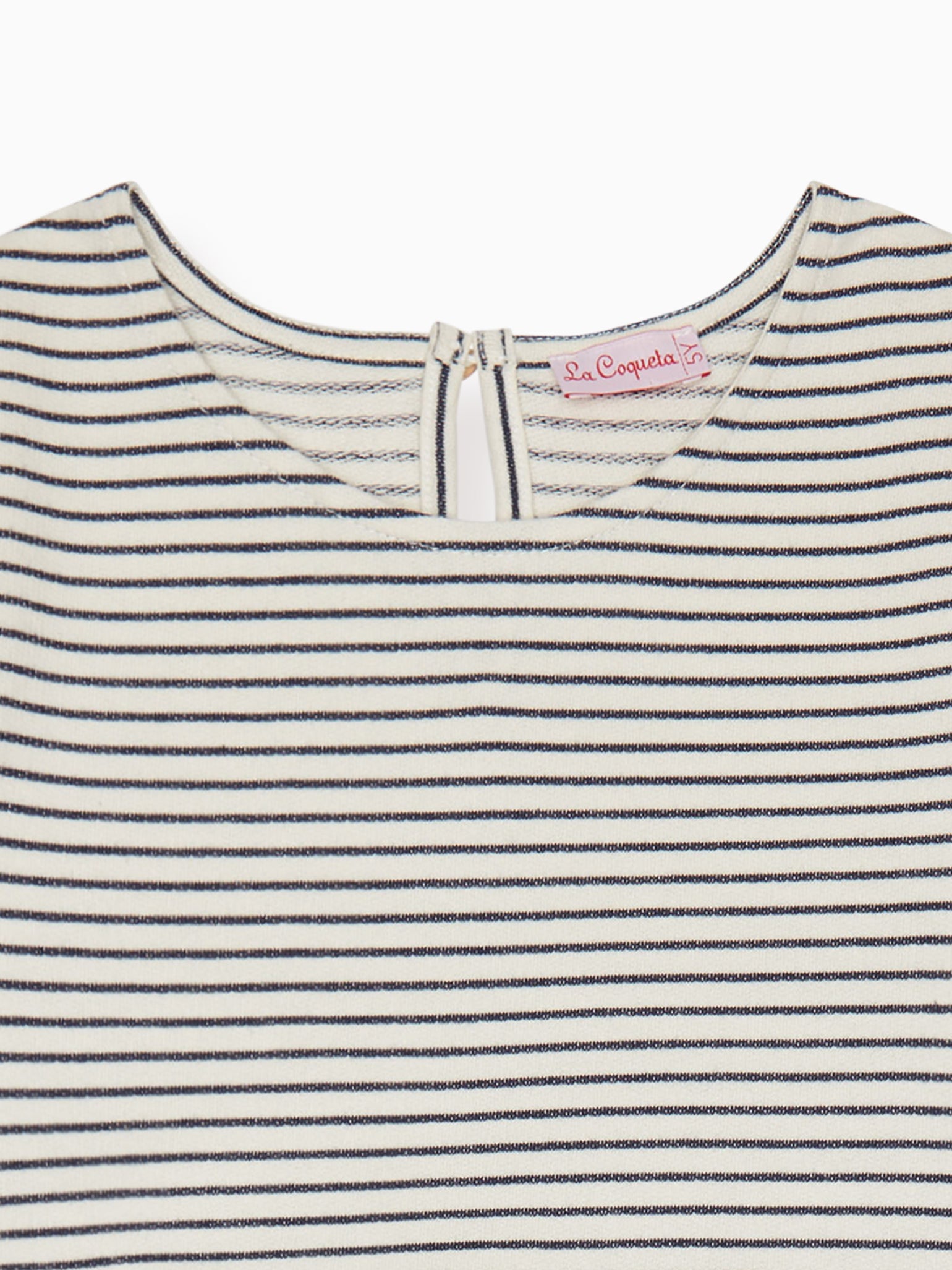 Navy Stripe Elea Girl Dress