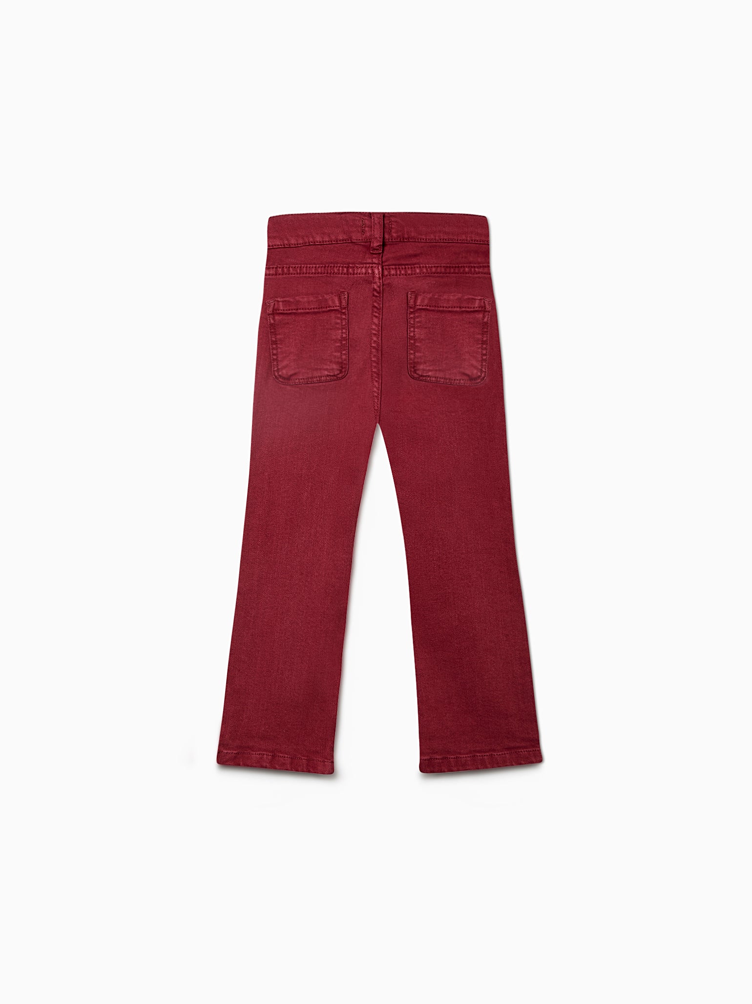 Burgundy Fleca Girl Trousers