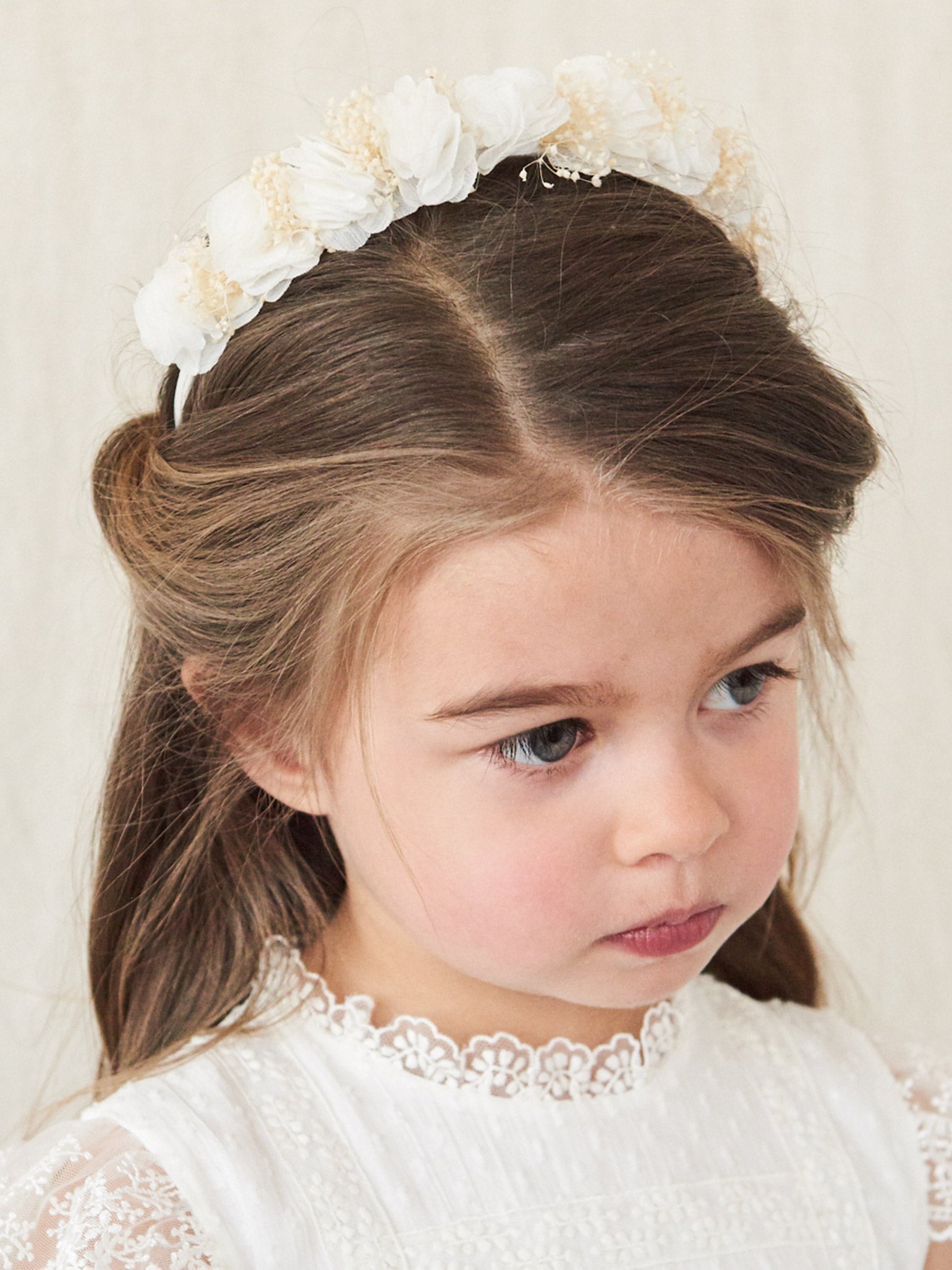 Flower store girl headband