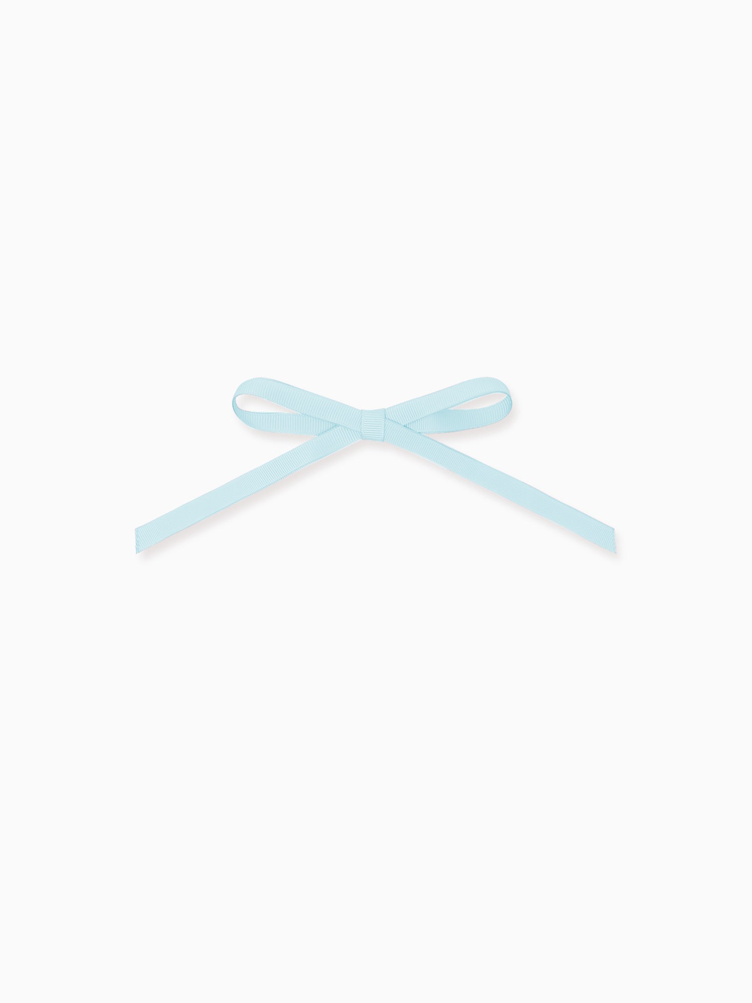 Light Blue Long Bow Girl Clip