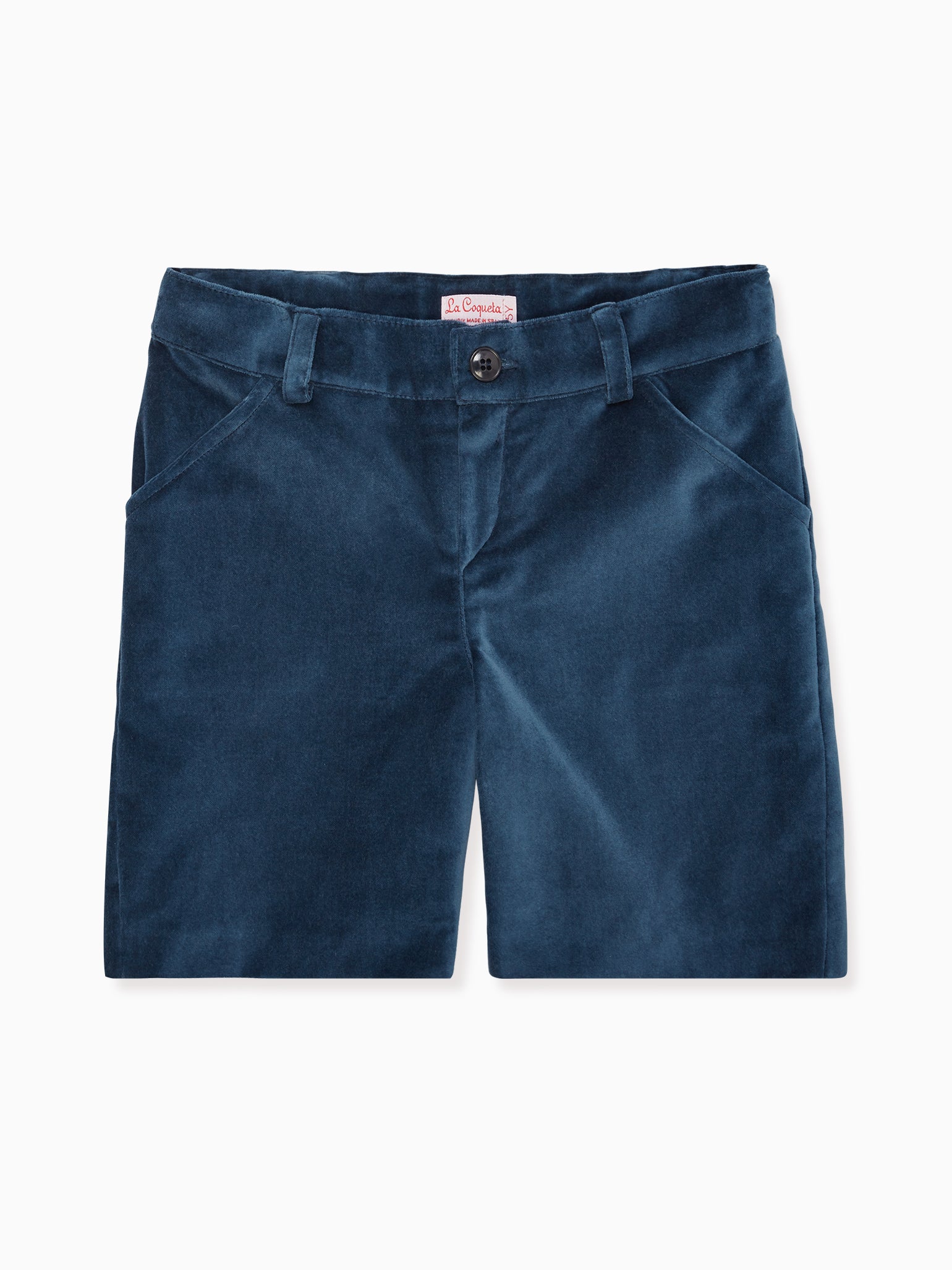 Blue Velvet Lucas Boy Velvet Shorts