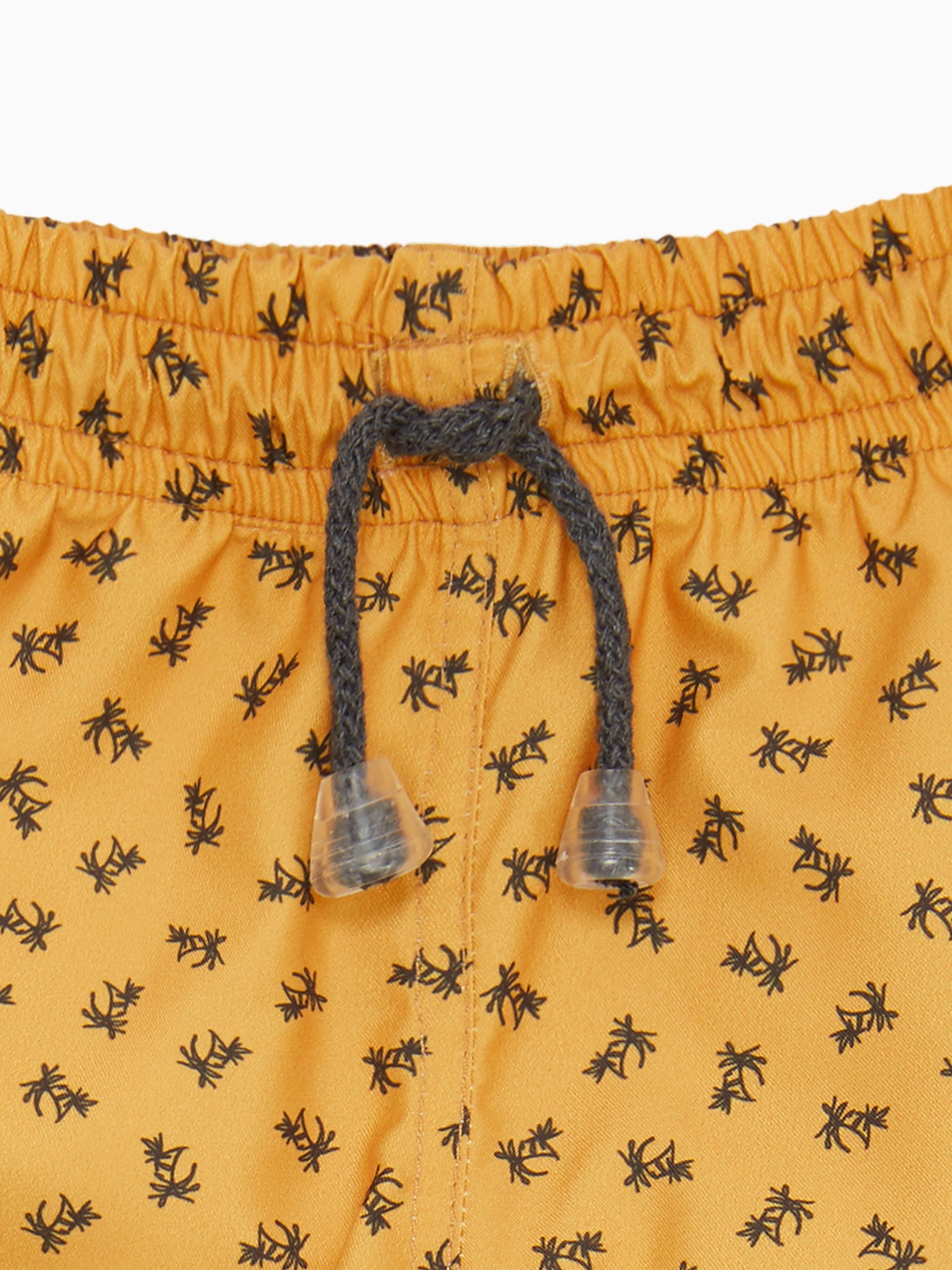 Mustard Palmas Boy Swimshorts