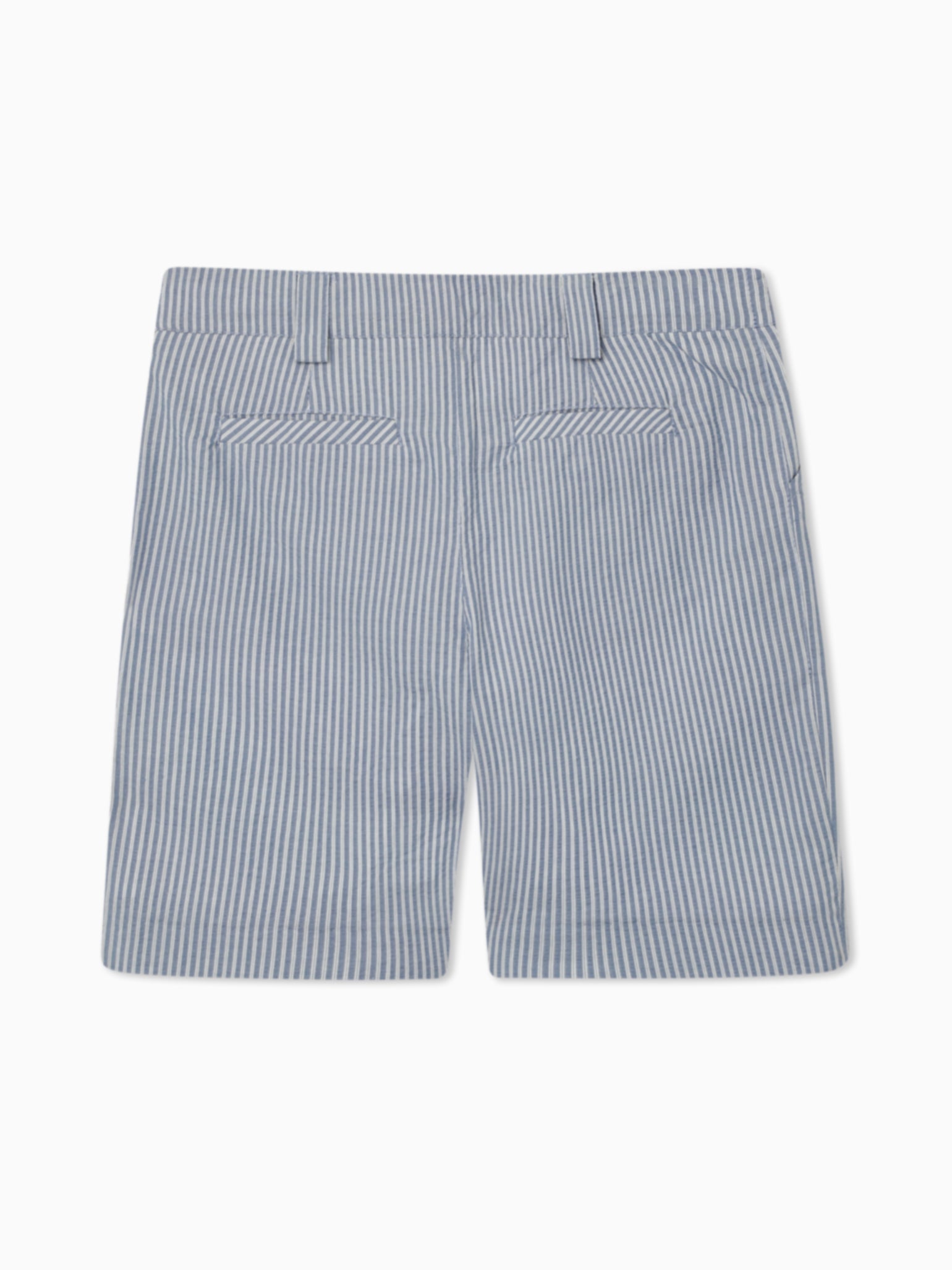 Blue Stripe Romo Boy Bermuda Shorts