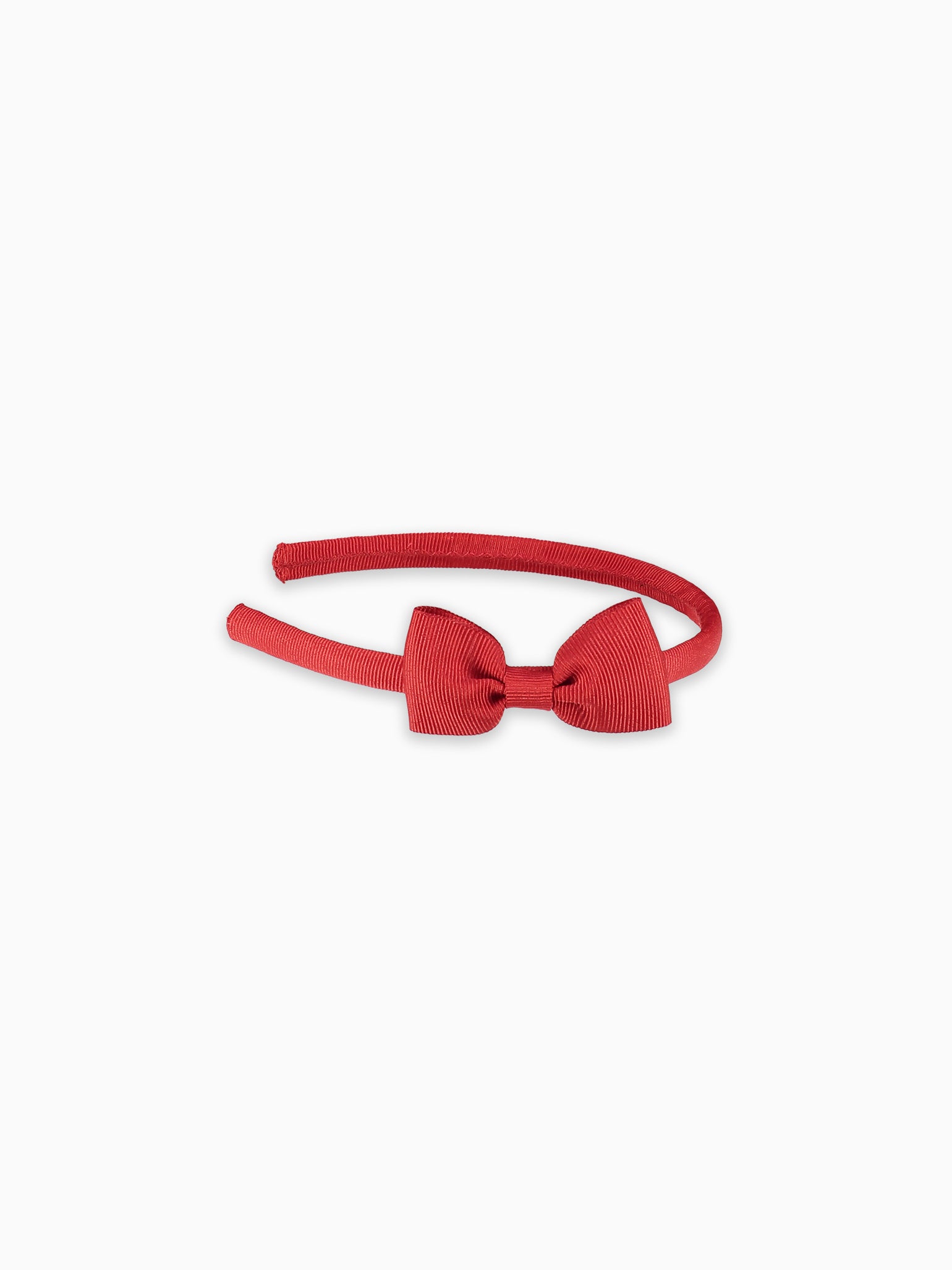 Red Small Bow Girl Headband – La Coqueta Kids