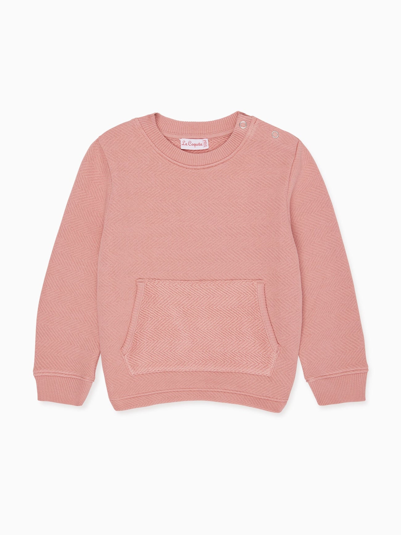 Dusty Pink Saina Baby Girl Sweatshirt