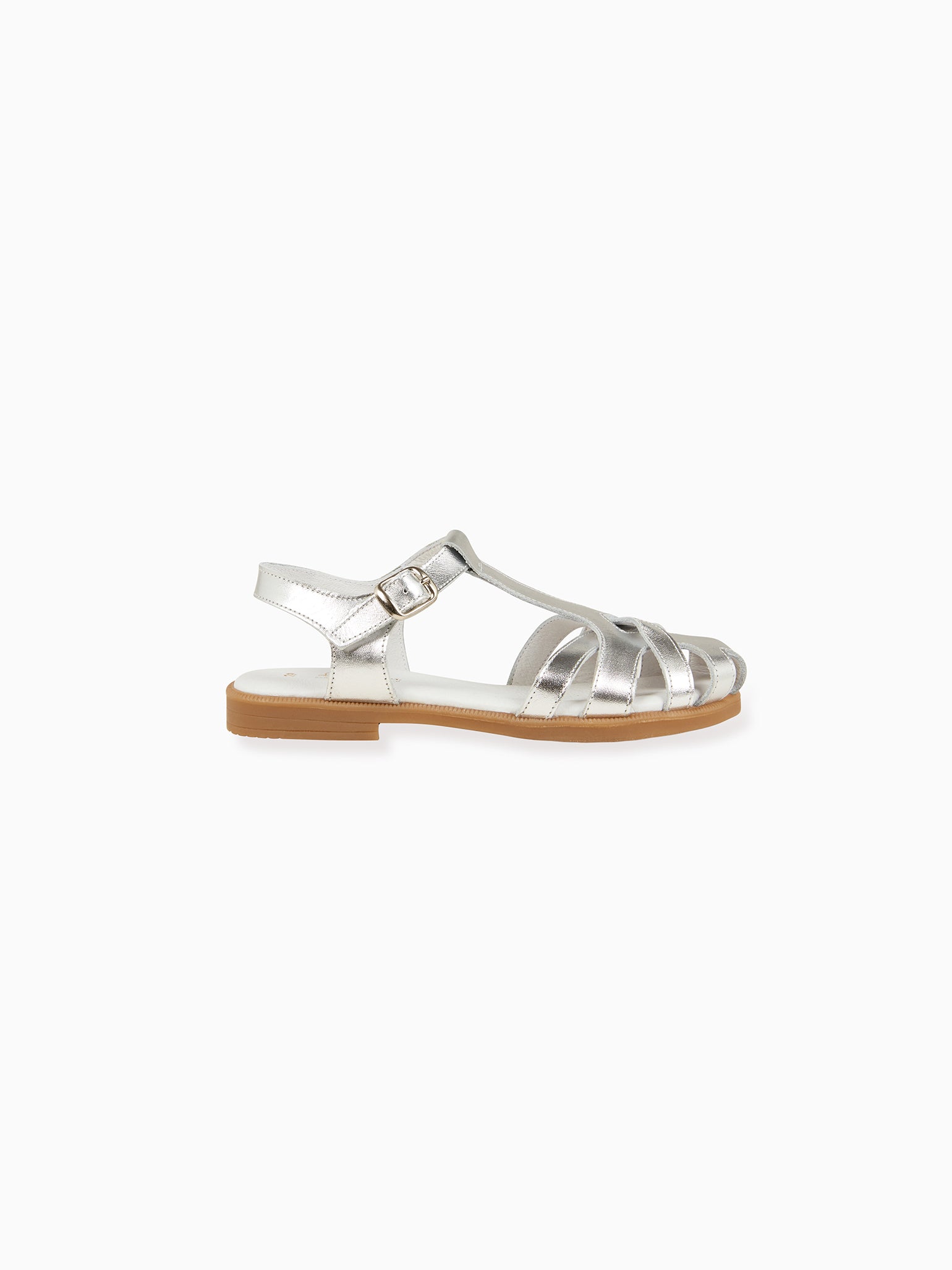 Silver best sale girls sandals