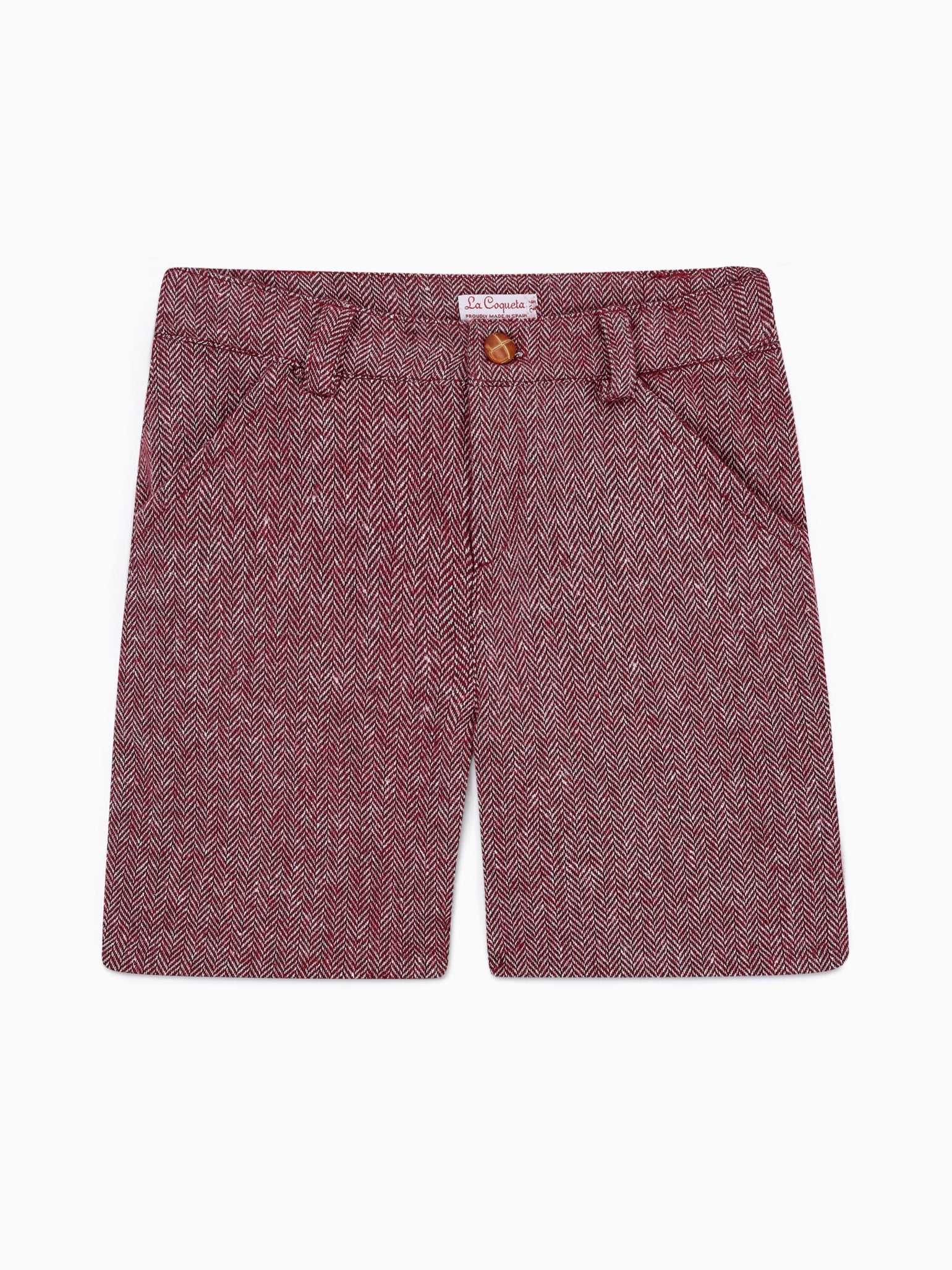 Burgundy Vicente Boy Shorts